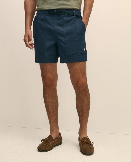 6" Utility Shorts in Cotton Canvas