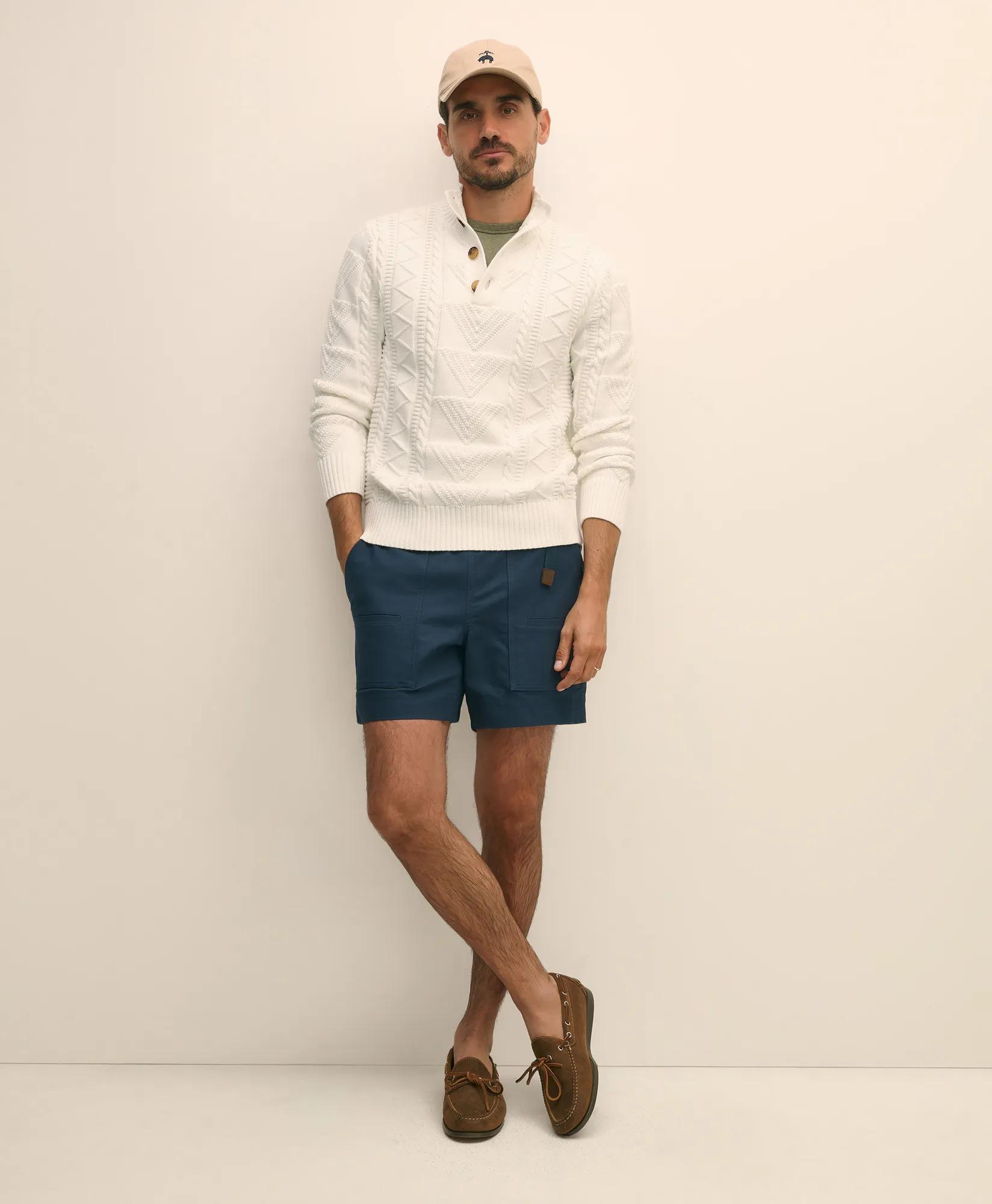 6" Utility Shorts in Cotton Canvas