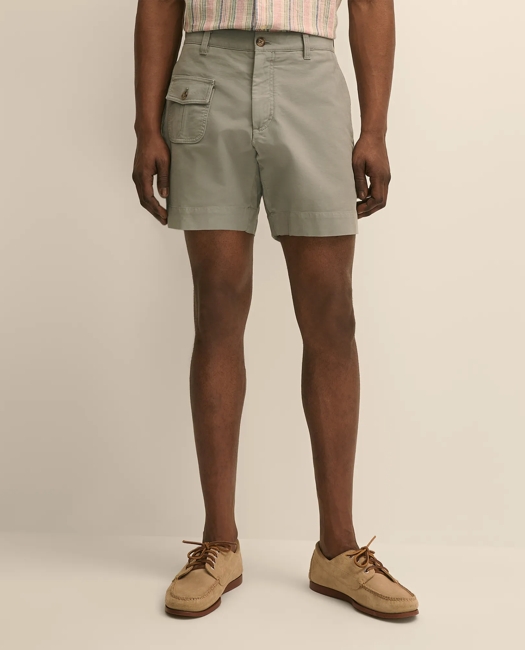 7" Cotton Blend Paratrooper Shorts