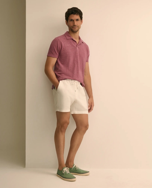 The 6" Friday Linen-Cotton Drawstring Shorts