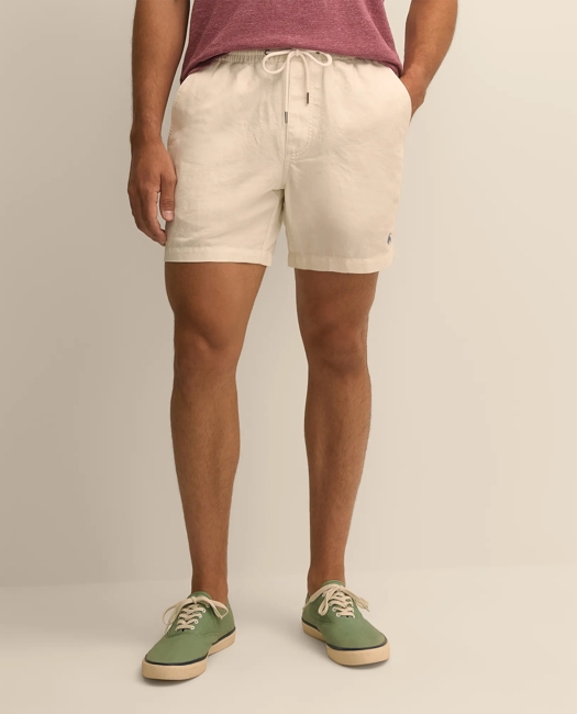 The 6" Friday Linen-Cotton Drawstring Shorts