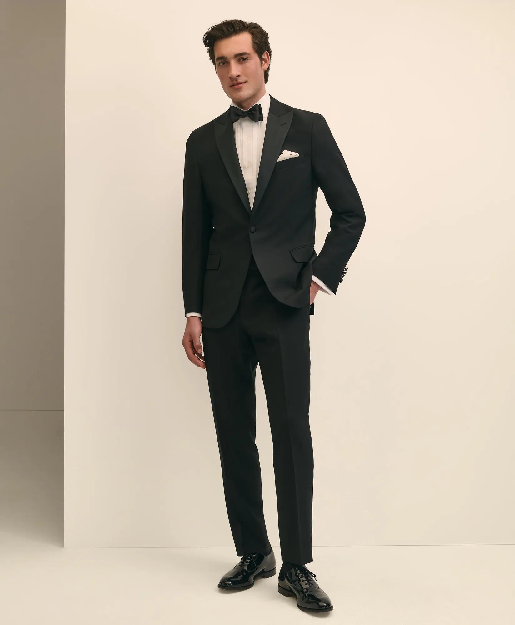 Explorer Collection Classic Fit Wool Tuxedo Pants