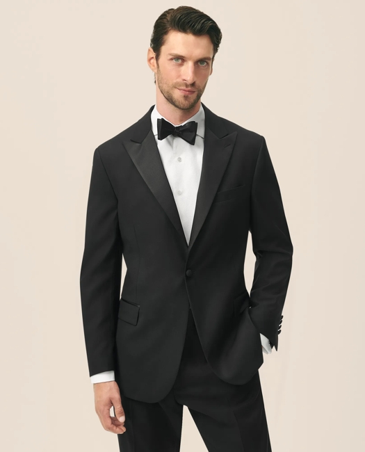 Classic Fit Wool 1818 Peak Lapel Tuxedo