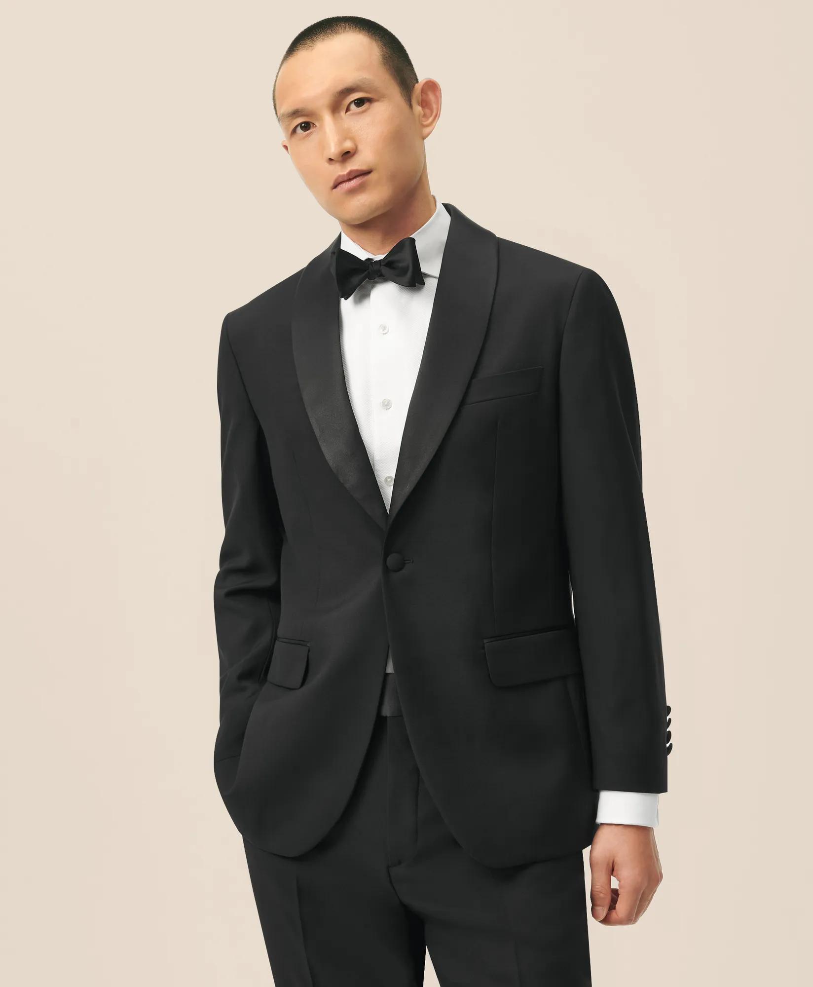 Slim Fit Wool 1818 Shawl Collar Tuxedo