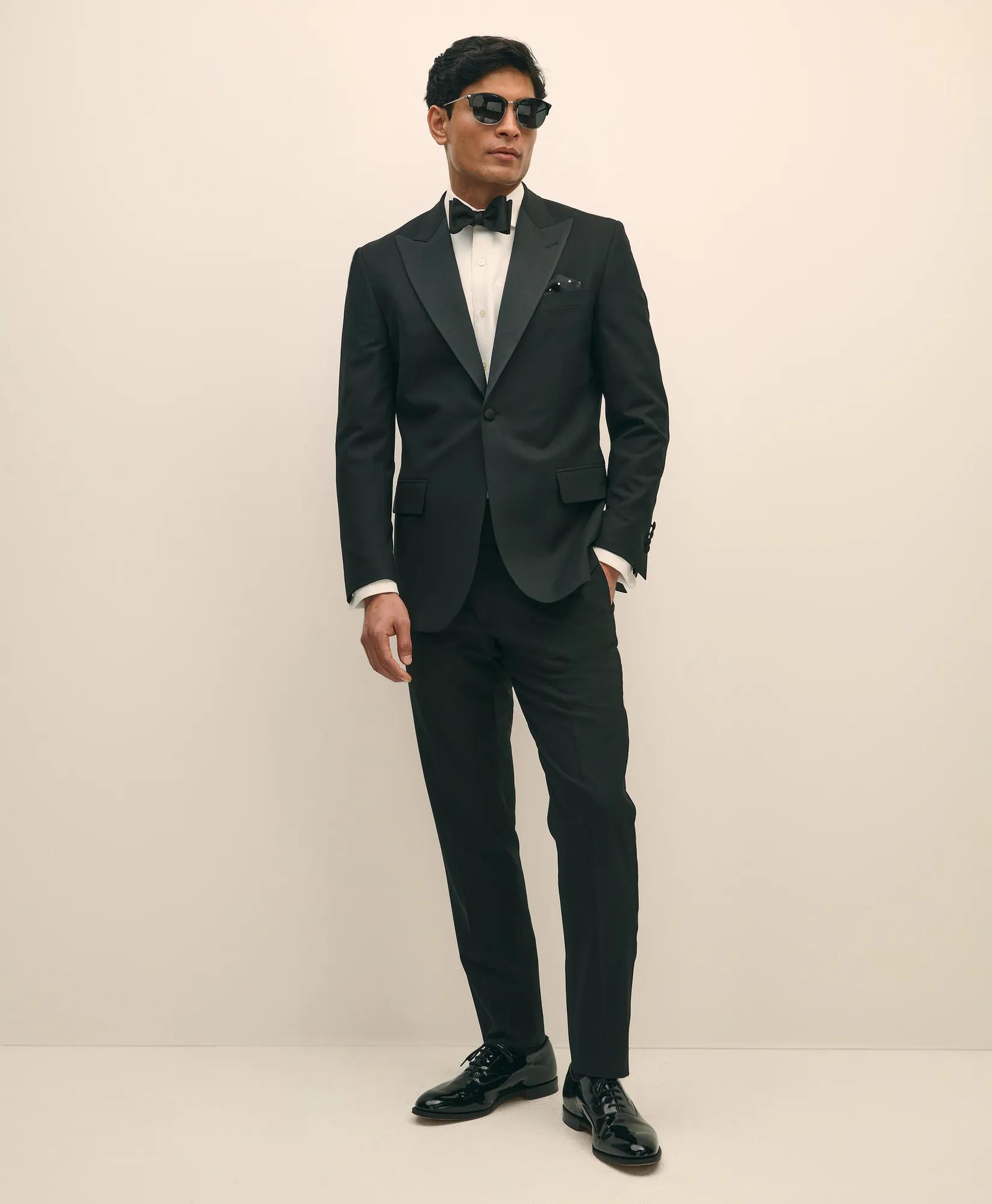 Explorer Collection Slim Fit Wool Tuxedo Pants