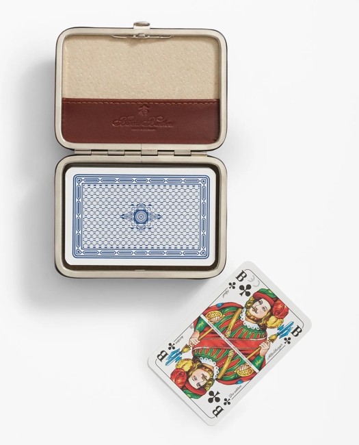 Travel Playing Cards With Calfskin Case
