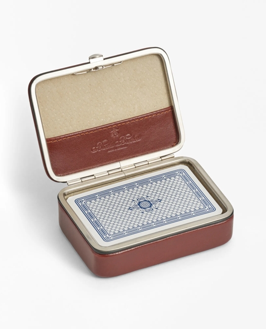 Travel Playing Cards With Calfskin Case