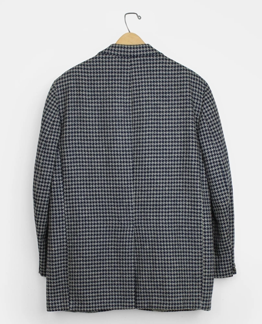 Houndstooth Tweed Sport Coat, 1970s, 41LONG