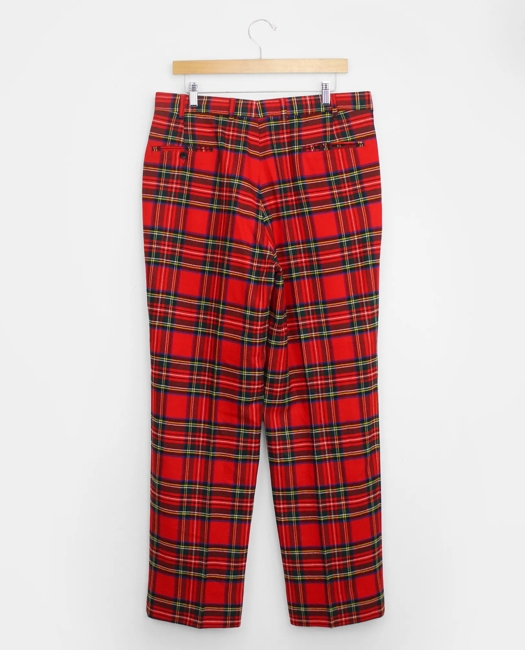 Royal Stewart Tartan Flannel Trousers, 1990s, 34-32