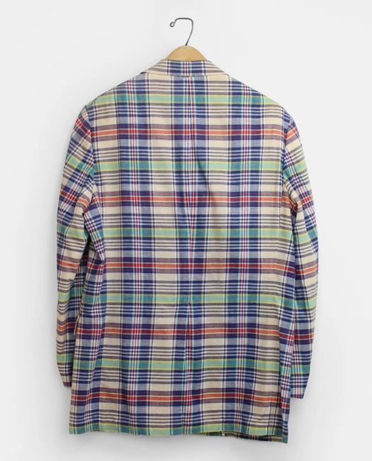 Madras Sport Coat, 1990s, 42 L
