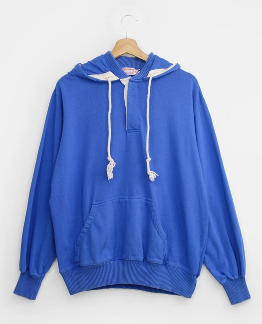 Hooded Rugby Shirt, 1980s, XL