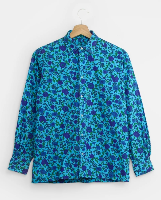 Floral Print Shirt, 1960s, 14