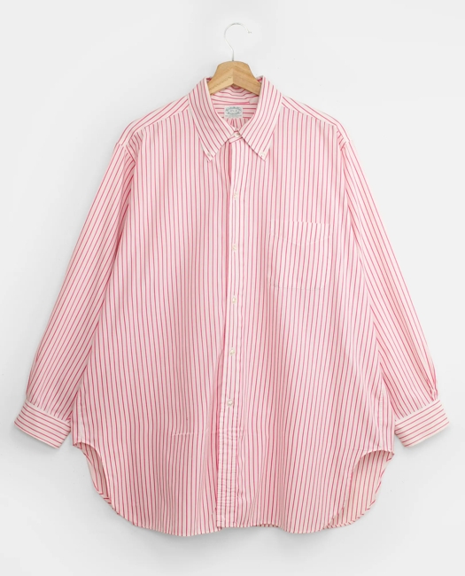 Brookscloth Striped Shirt, 1970s, 17.5