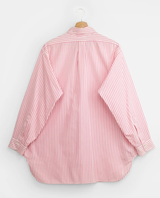 Brookscloth Striped Shirt, 1970s, 17.5