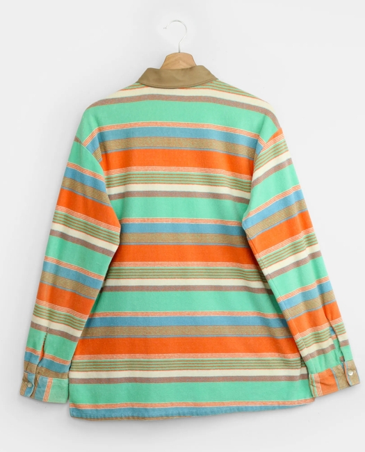 BrooksGate Terry Cloth Rugby Shirt, 1970s 1980s, M