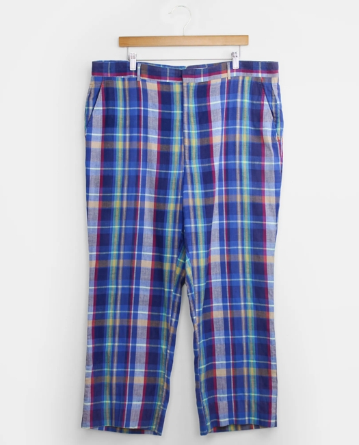 Madras Pants, 1970s 1980s, 42