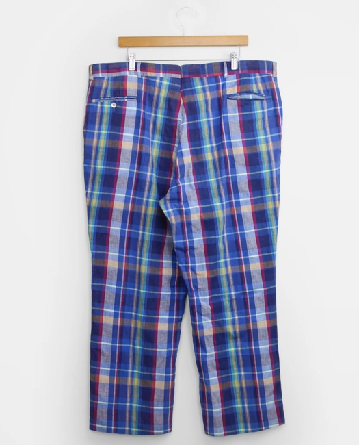 Madras Pants, 1970s 1980s, 42