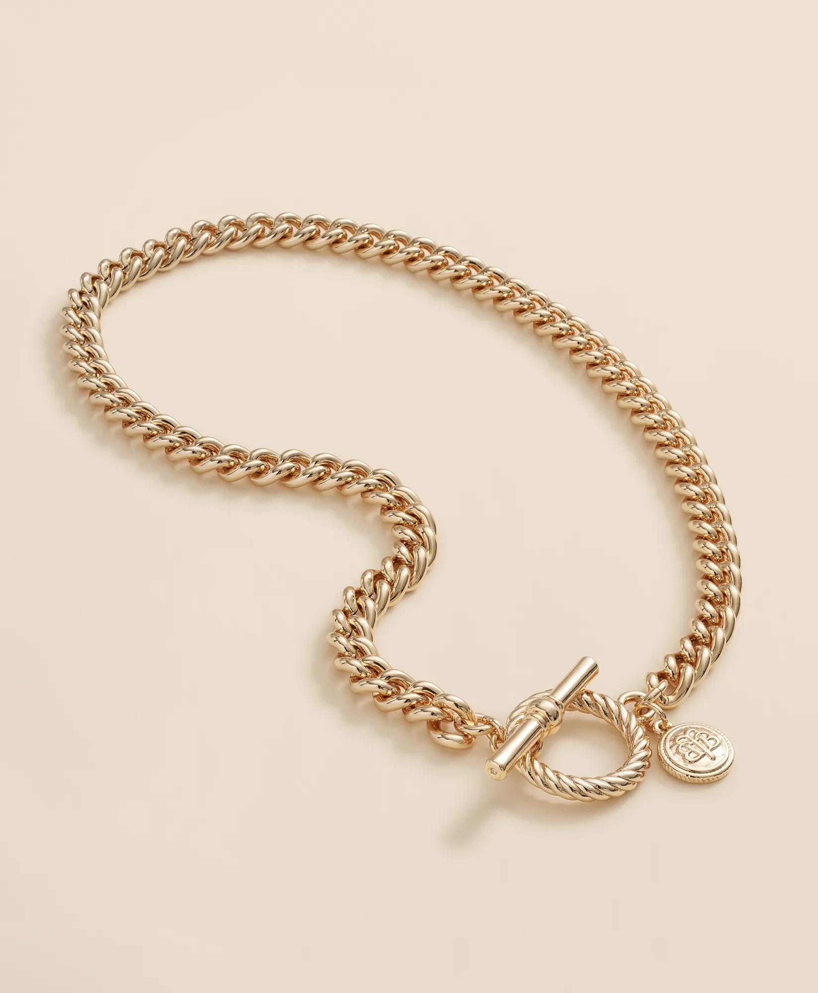 Gold-Plated Chain Necklace
