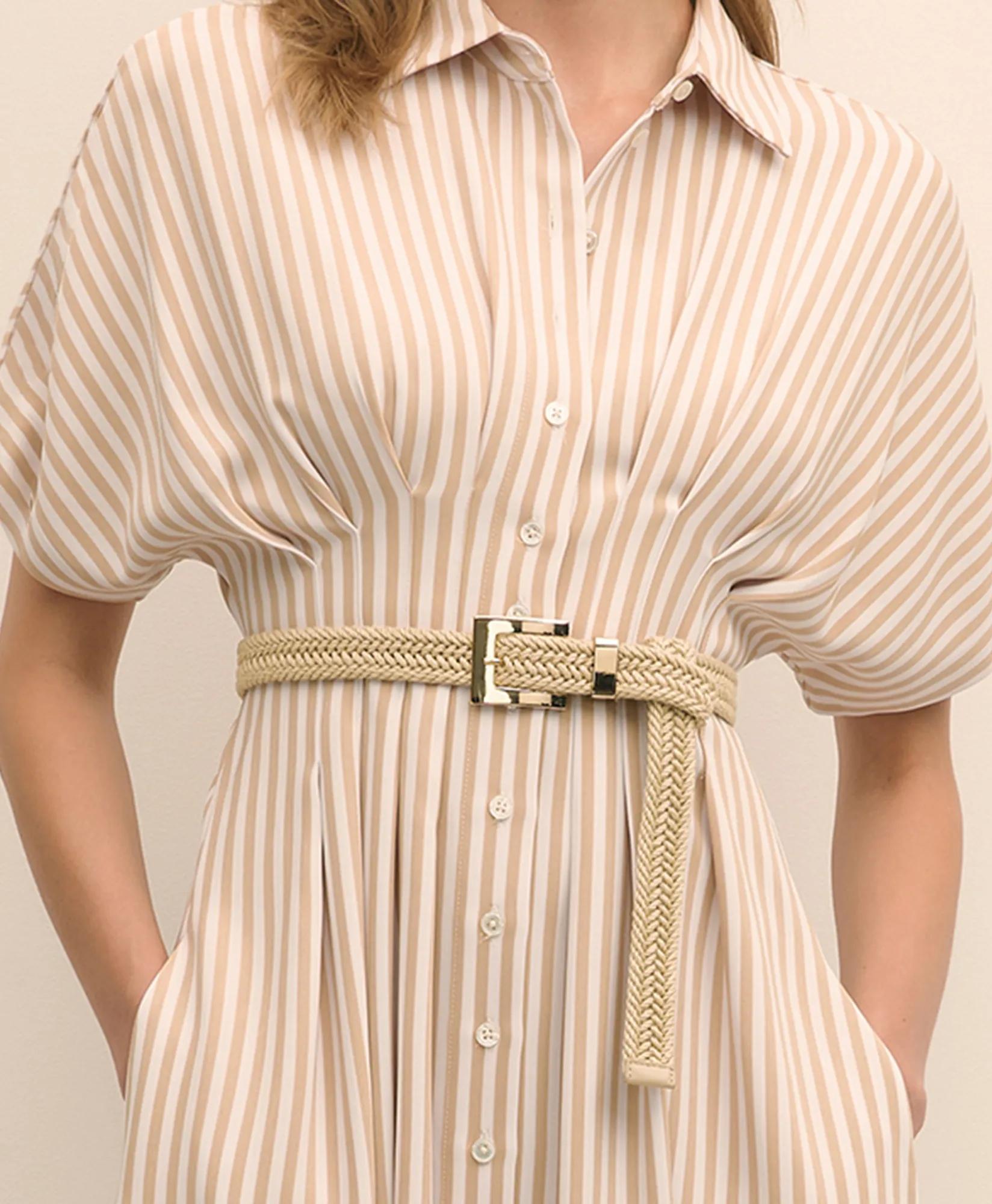 B-Low the Belt Linen Braided Belt