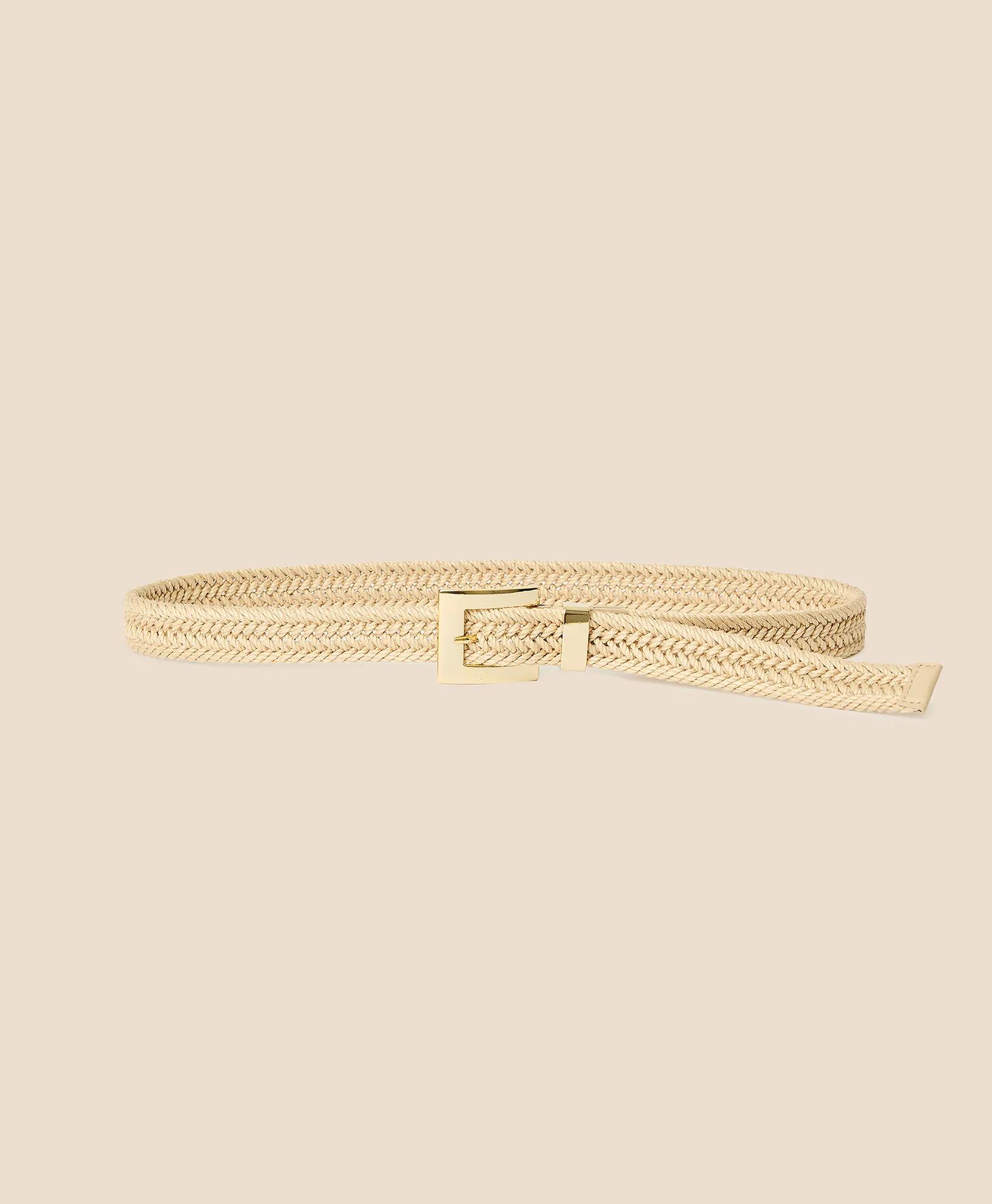 B-Low the Belt Linen Braided Belt