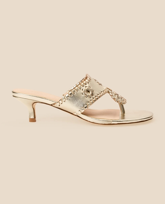 Jack Rogers Kitten-Heel Sandals