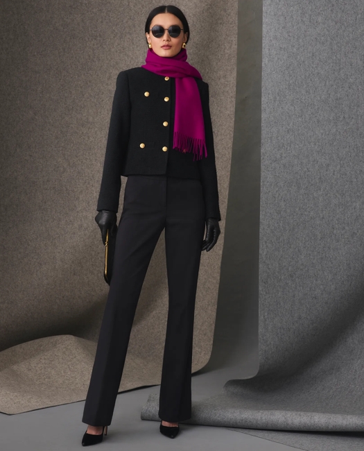Vintage-Inspired Jacket in Boucle