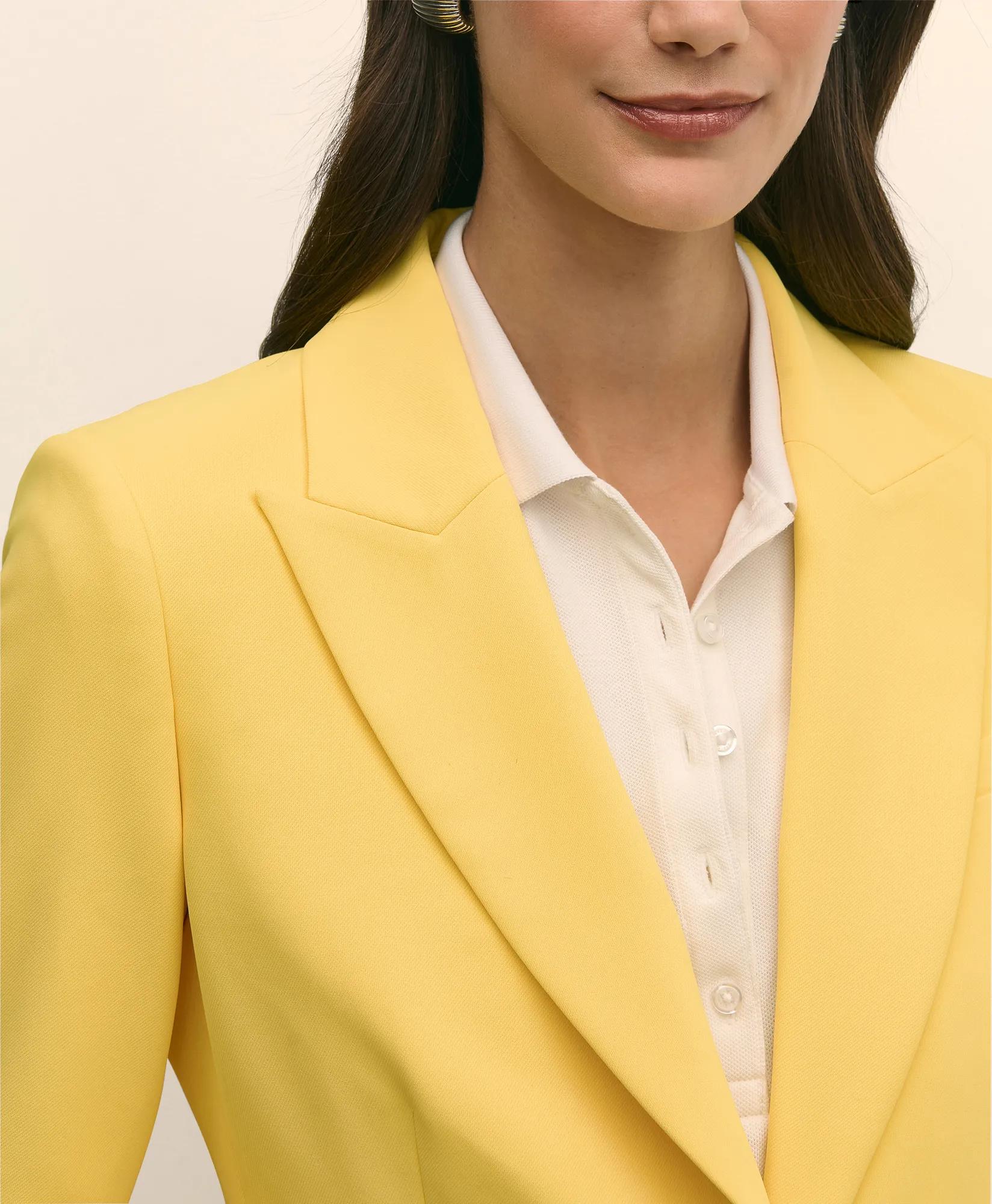 Fine Twill Peak Lapel Jacket