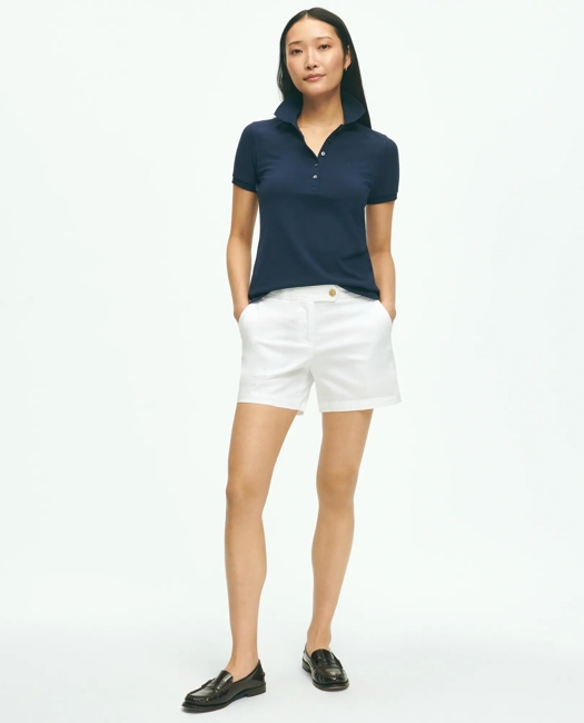 Supima Cotton Stretch Pique Polo Shirt