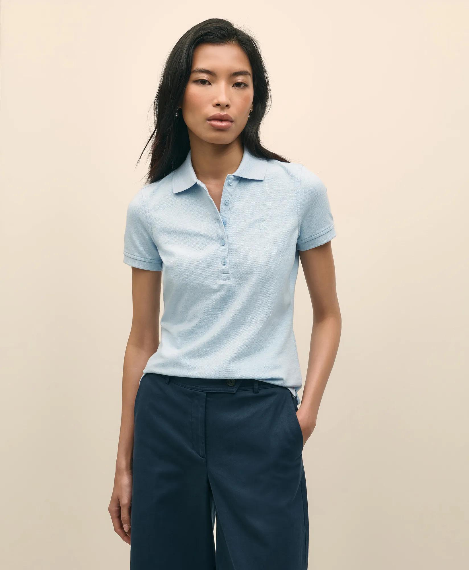Supima Cotton Stretch Pique Polo Shirt
