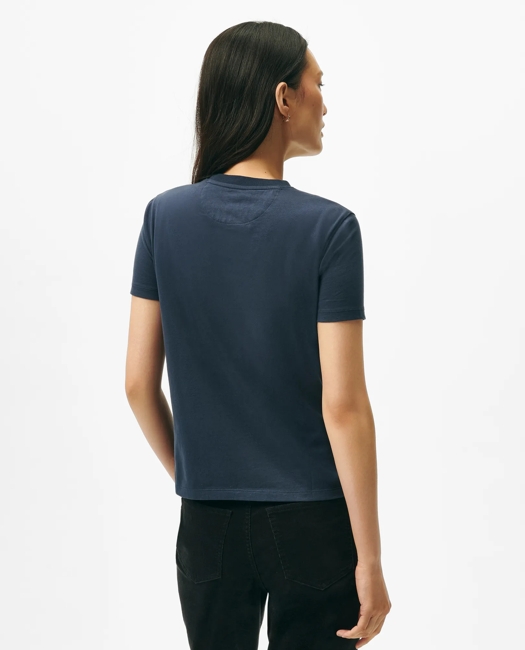 Lunar New Year Cotton Snake Motif T-Shirt