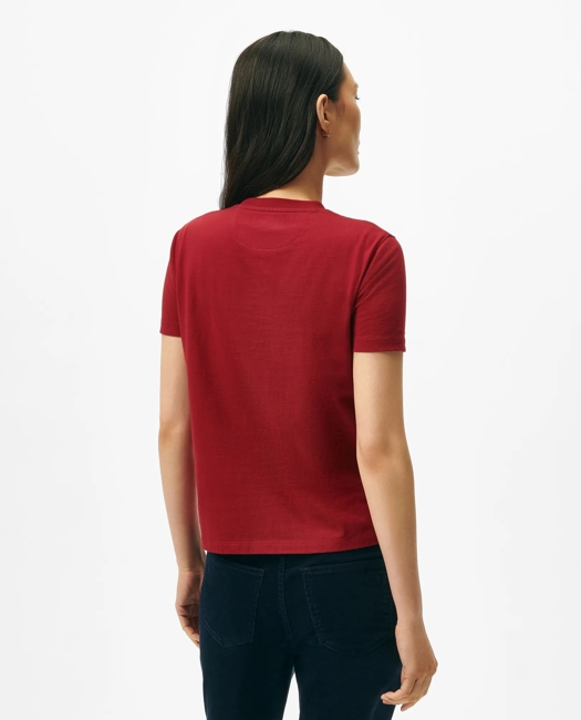 Lunar New Year Cotton Snake Motif T-Shirt
