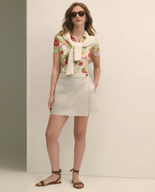 Patterned Polo Shirt