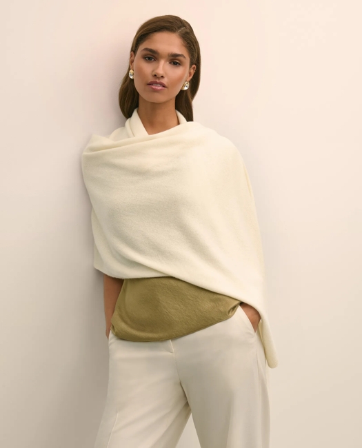 Cashmere 2-Ply Wrap Scarf