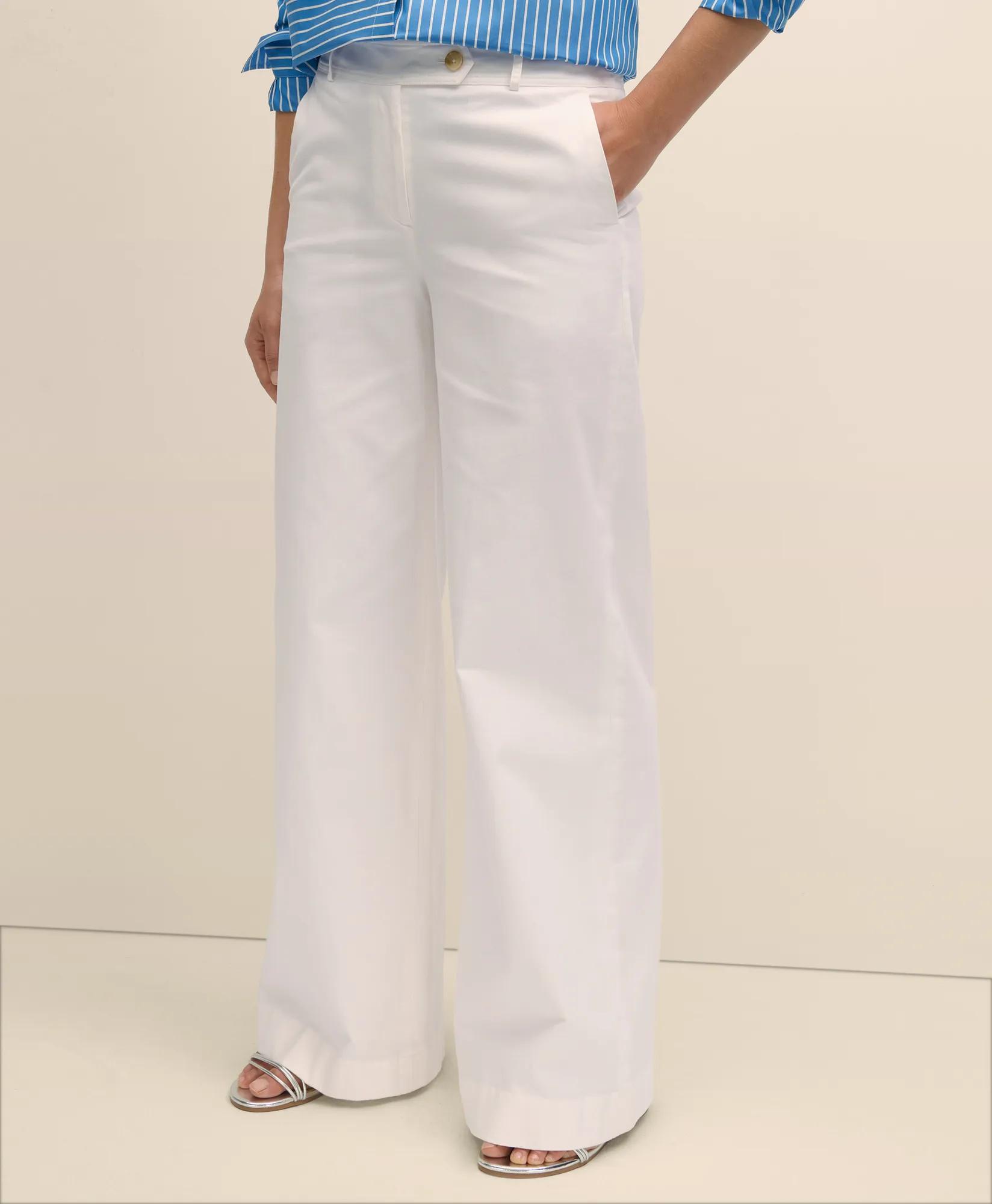 Wide Leg Pants | Brooks Brothers