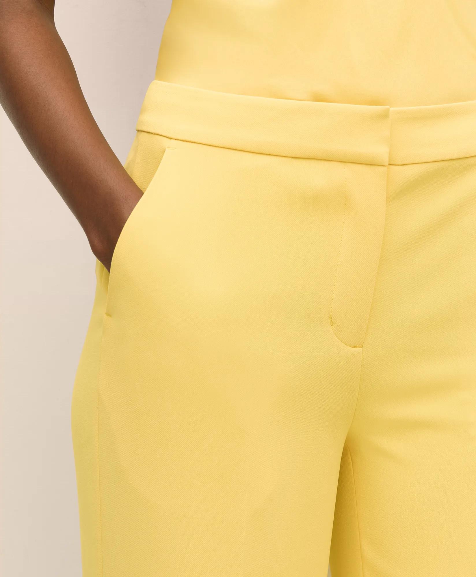 Fine Twill Wide-Leg Trousers