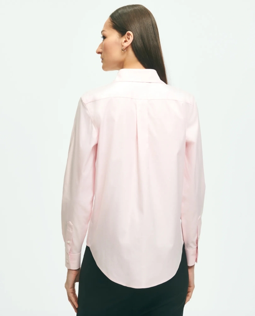 Fitted Non-Iron Stretch Supima Cotton Dress Shirt