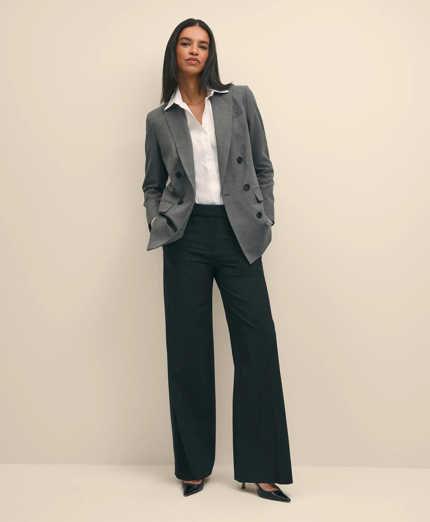 Classic-Fit Non-Iron Stretch Supima Cotton Dress Shirt