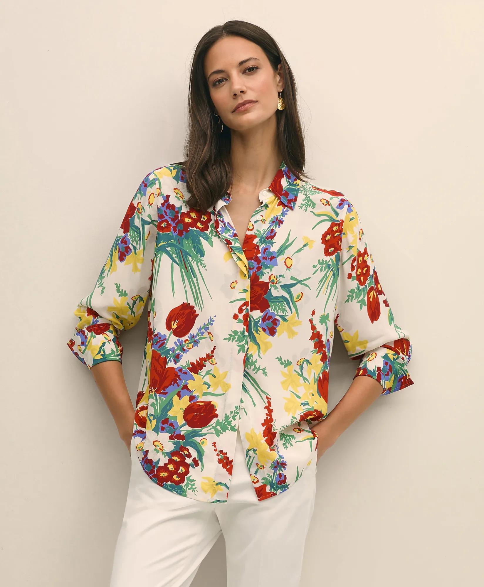Floral Crepe Blouse