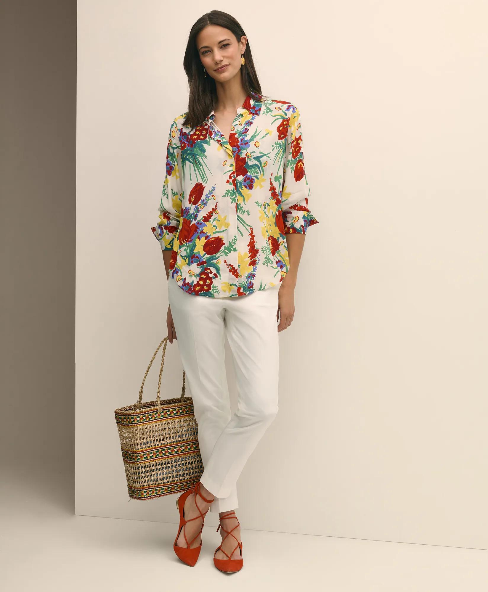 Floral Crepe Blouse