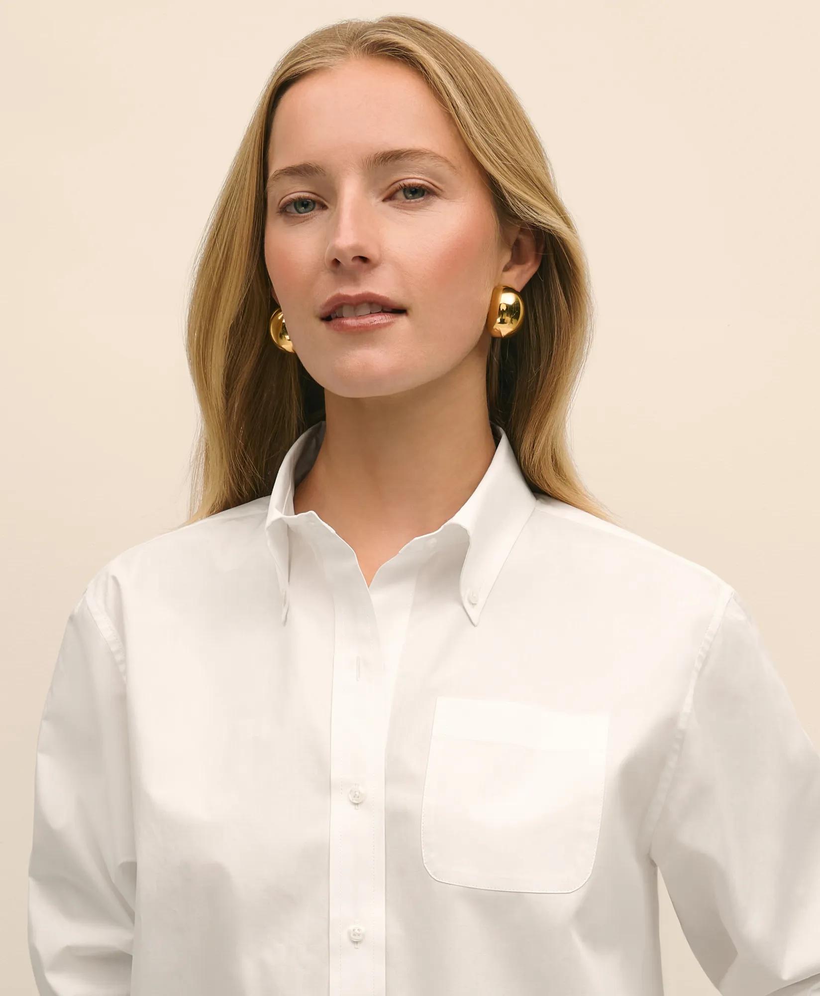 The Cropped Button-Down Shirt