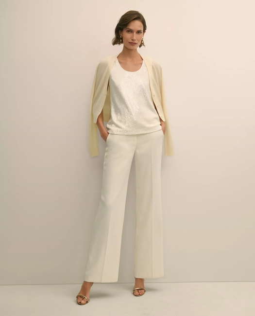 Sequin Scoop Neck Sleeveless Top