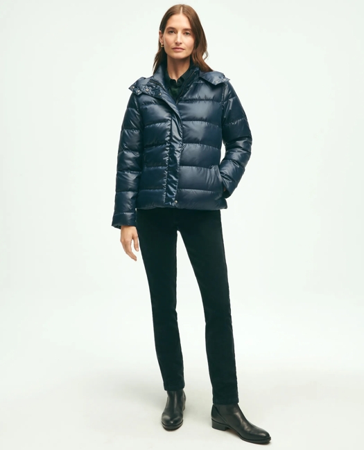 Down Hooded Puffer Coat