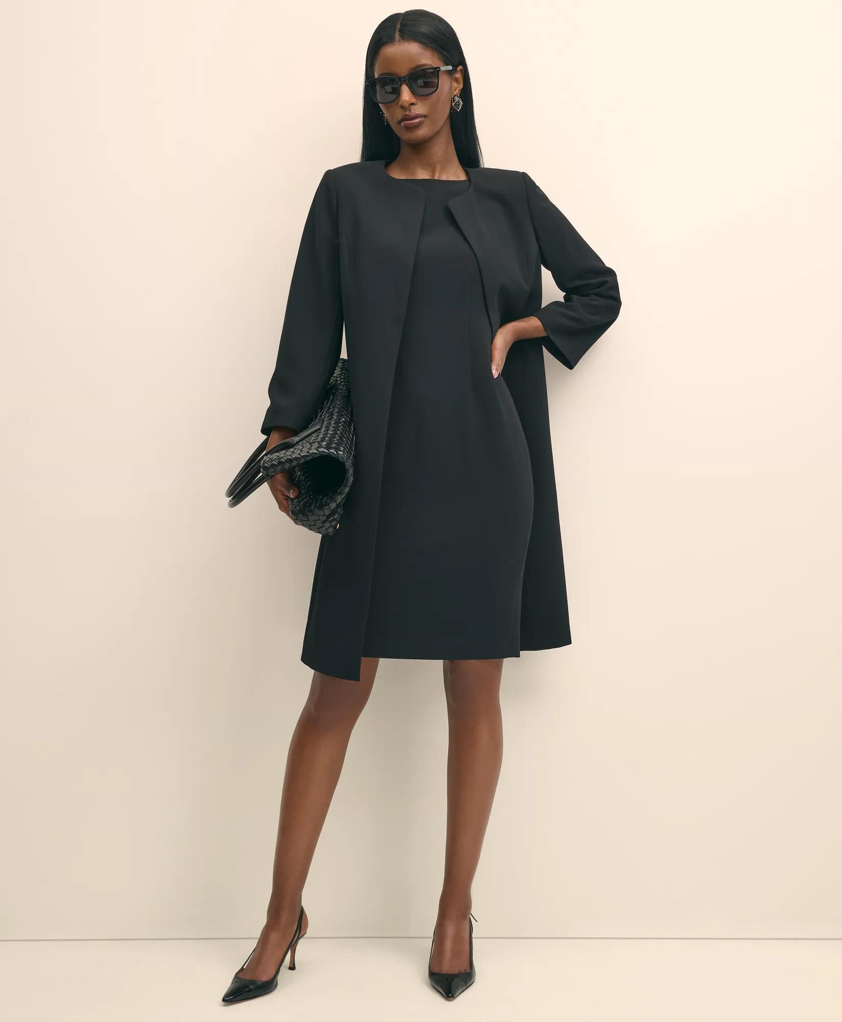 Crepe Jacket & Dress Set