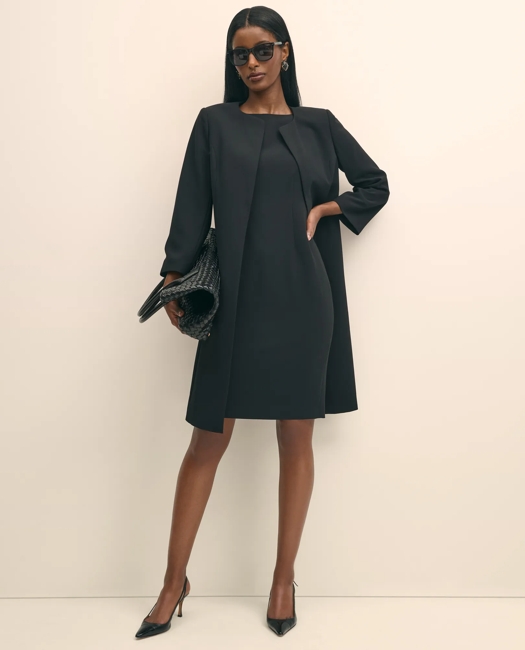 Crepe Jacket & Dress Set