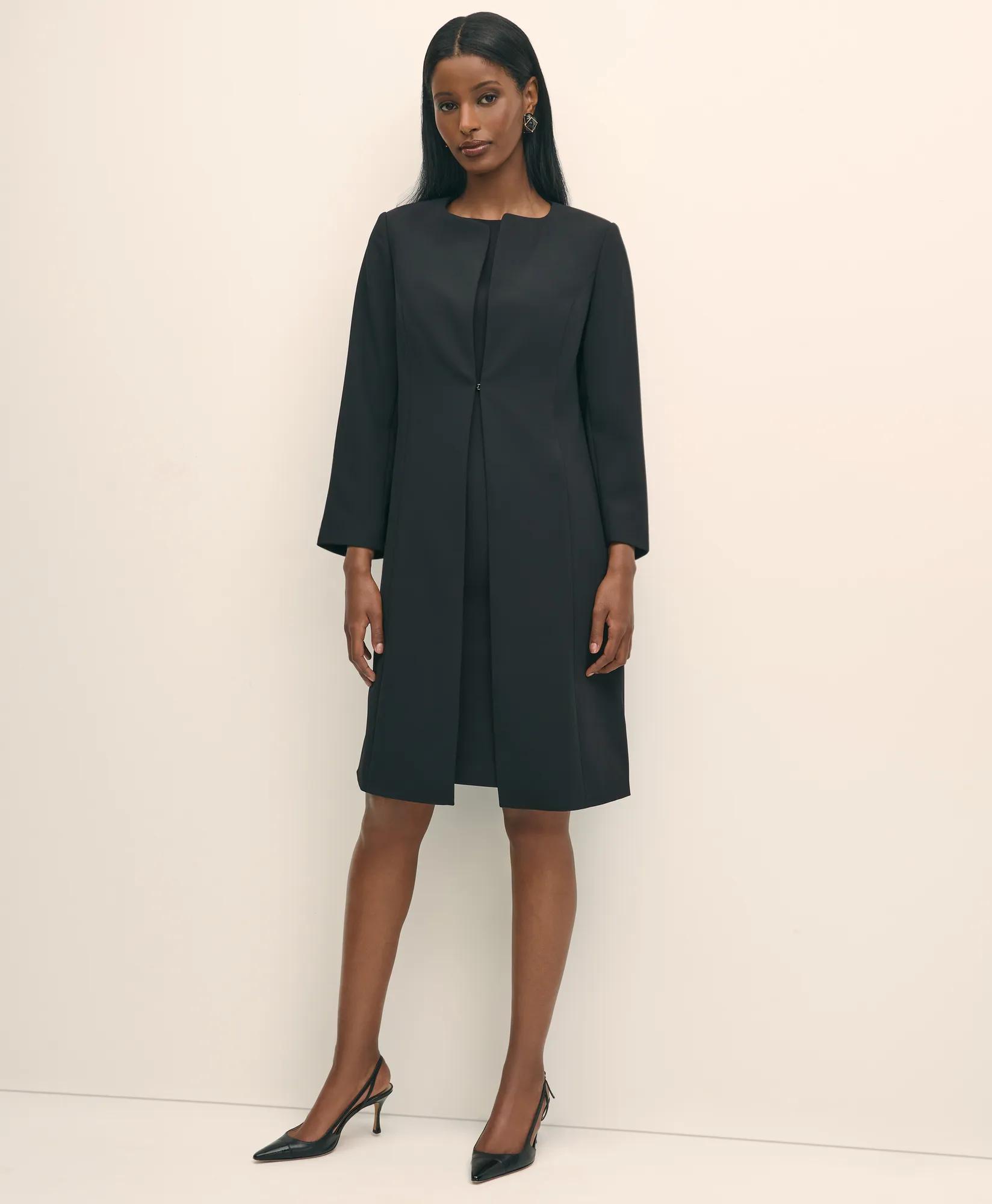 Crepe Jacket & Dress Set