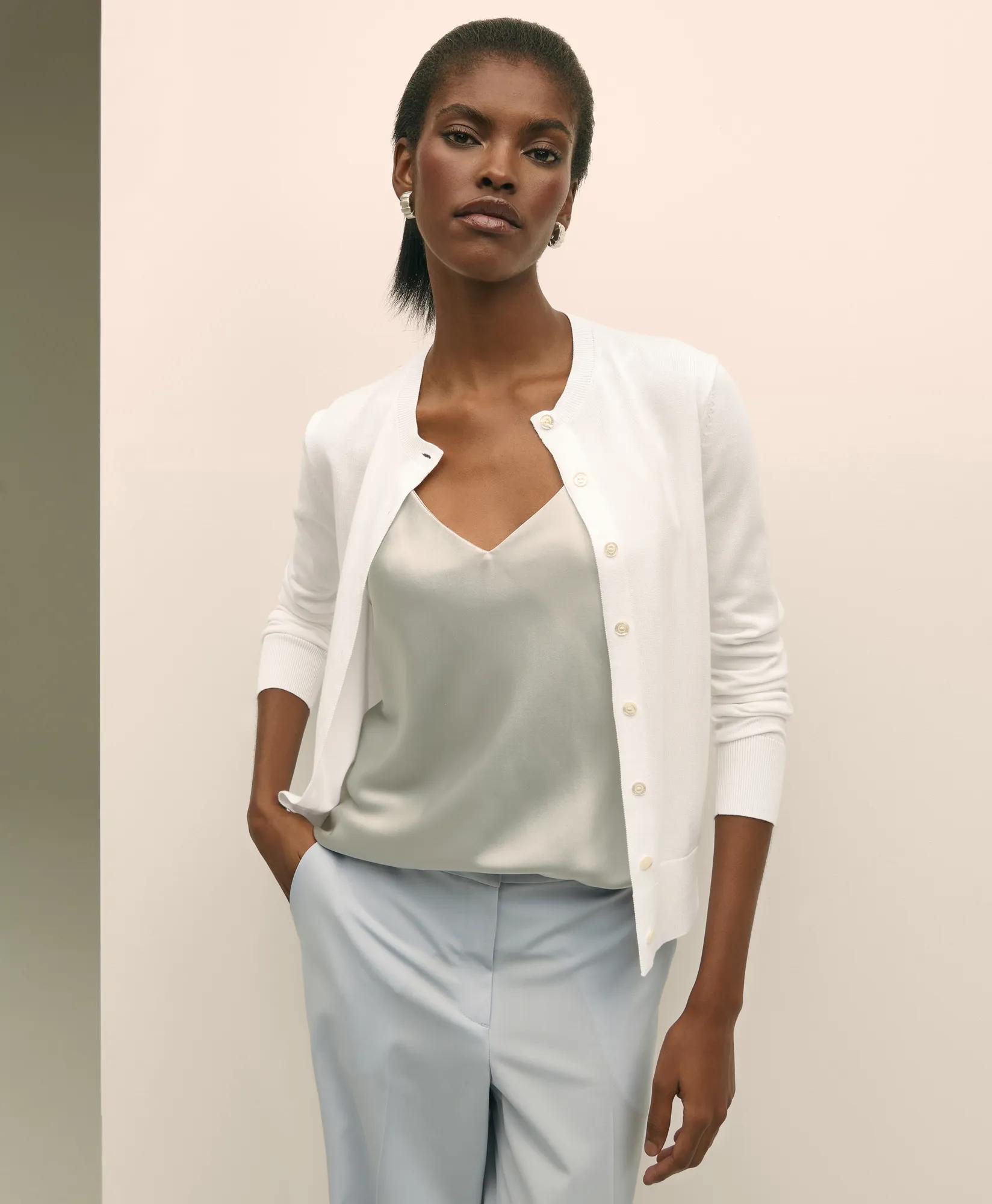 Supima Cotton Cardigan Sweater
