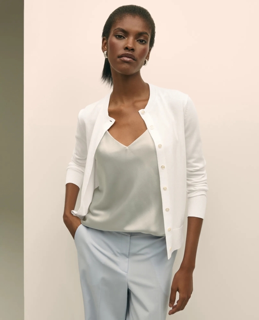 Supima Cotton Cardigan Sweater