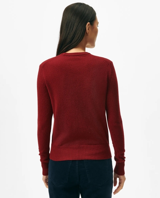 Lunar New Year Wool-Blend Intarsia Snake Motif Sweater