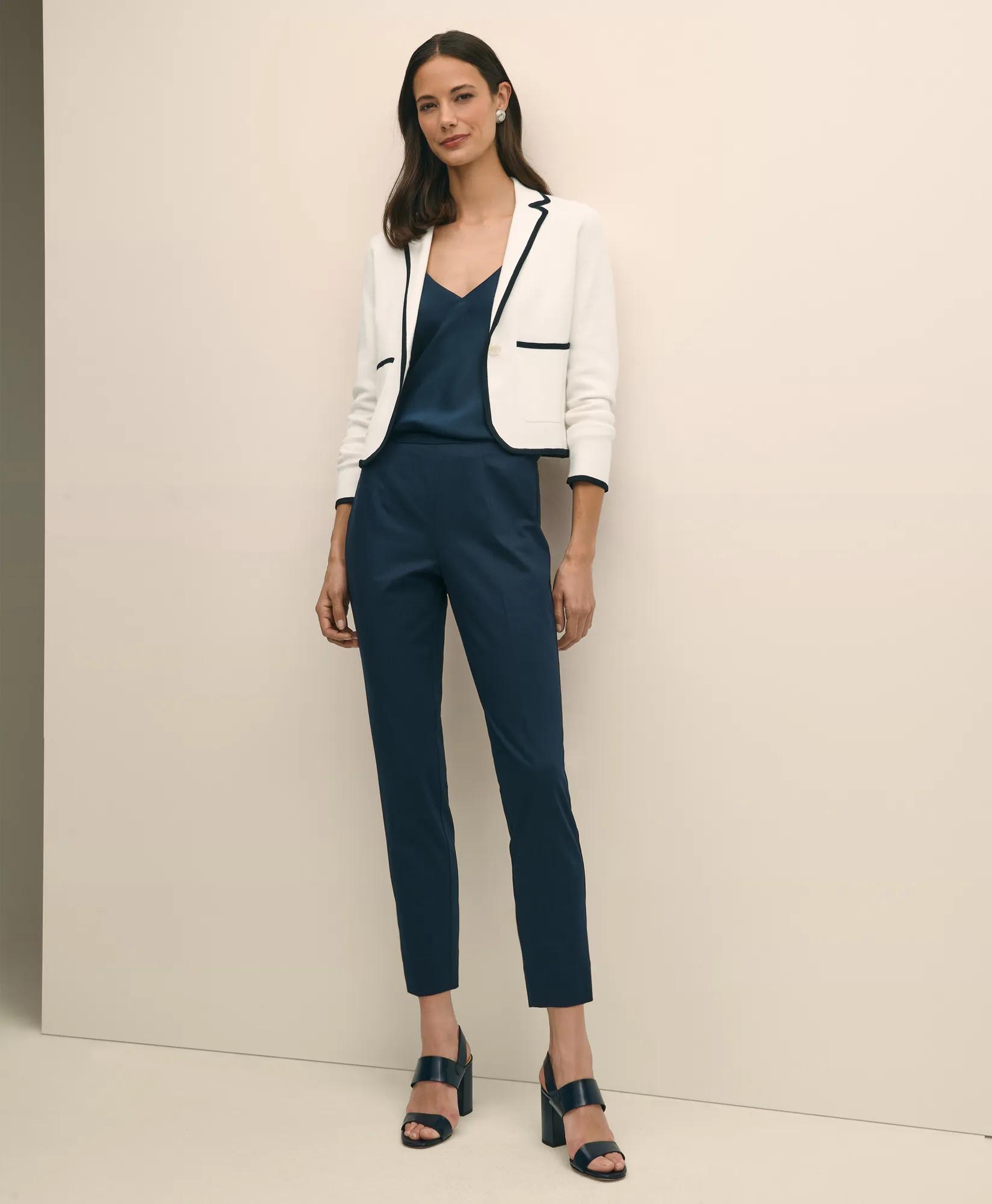 Supima Cotton Sweater Blazer