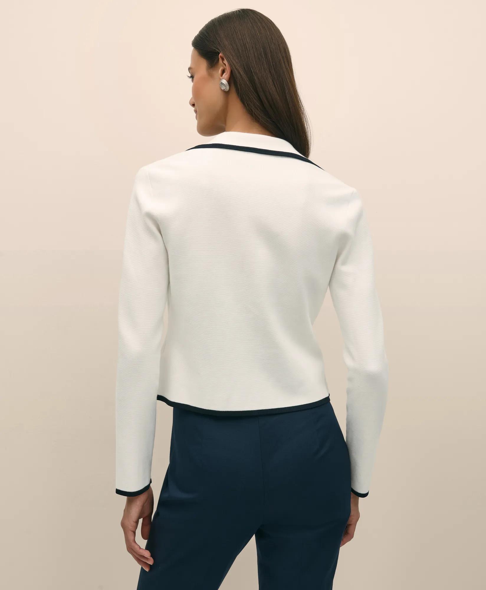 Supima Cotton Sweater Blazer